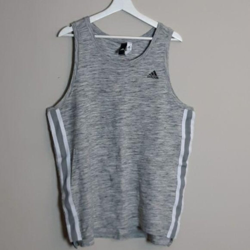 adidas Gray Men's Tank Top XL